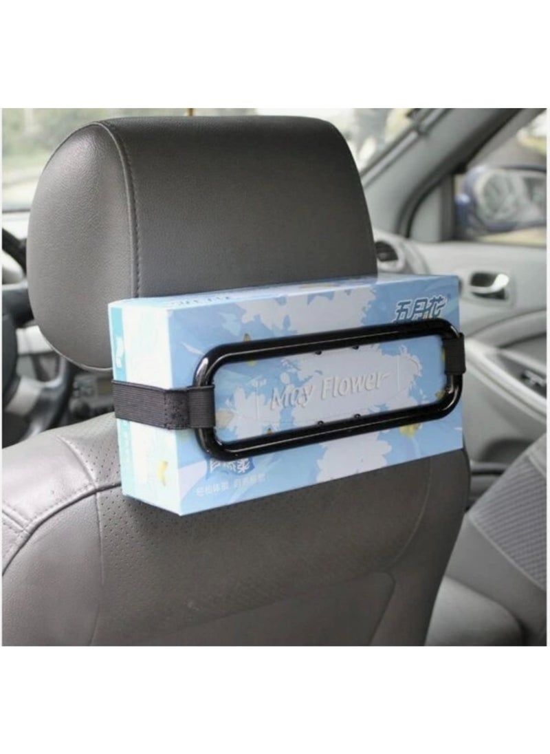 SUNSKY Car Tissue Box Holder - Hanging Design, Black  - Image 1