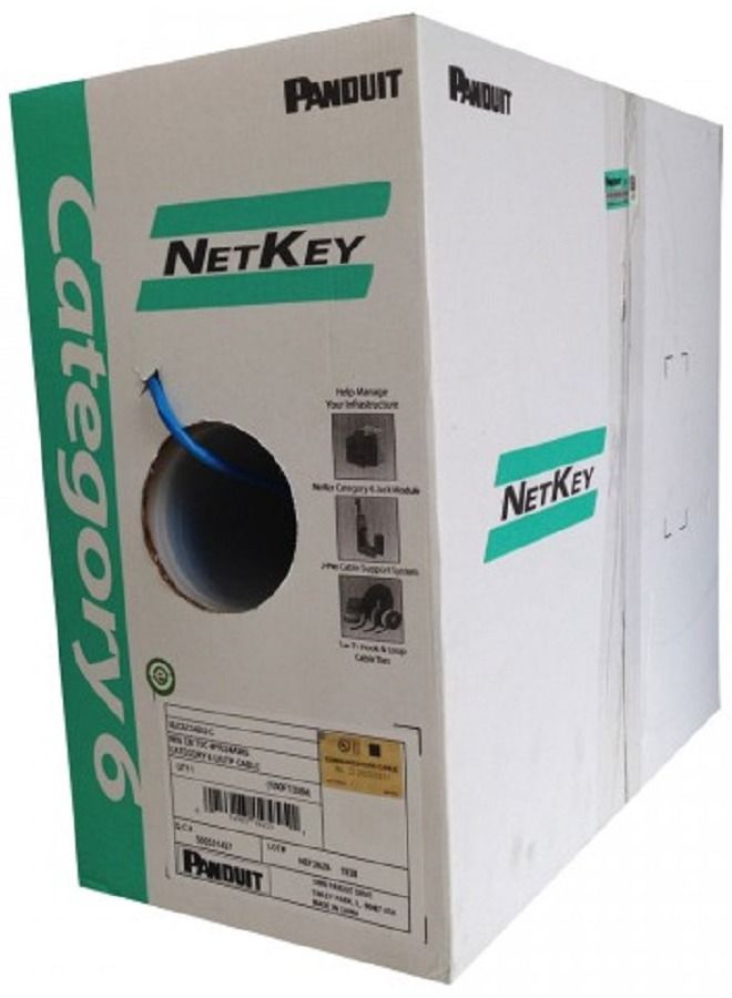 Panduit صندوق كابلات Panduit net key CAT6 U/UTP بطول 305 متر، 24 AWG - Image 2