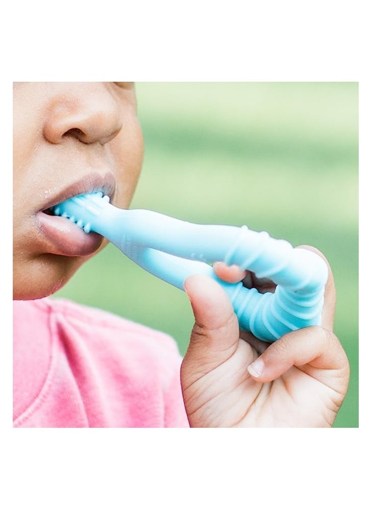 green sprouts Molar Teether-Aqua-12mo+  - Image 4