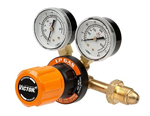 ESAB Victor Technologies 0781-9410 G250-60-510LP Medium Duty Single Stage L.P. Gas Regulator, 60 psig Delivery Range, CGA 510 Inlet Connection - Image 5