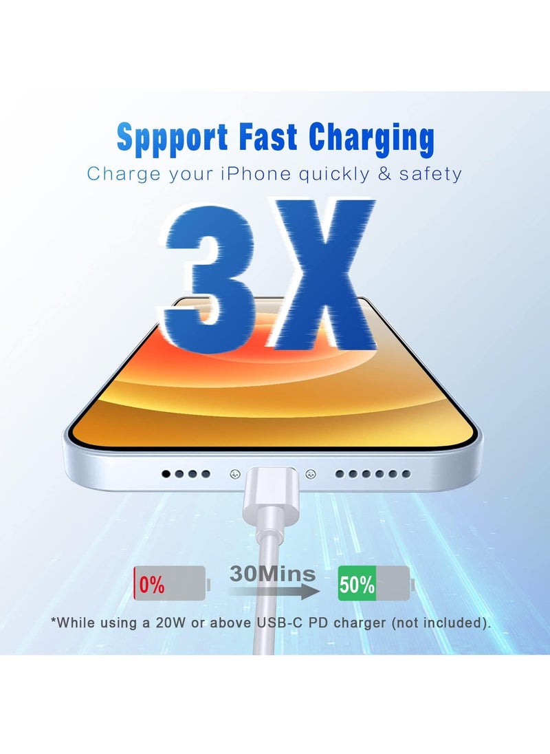 General - USB C to Lightning Cable 3FT 2Pack [Apple MFi Certified], Power Delivery iPhone Cables Type C iPhone Charger Cord Fast Charging Compatible iPhone 14 13 12 11 Pro Max X XS XR 8 7 6s Plus SE - Image 1