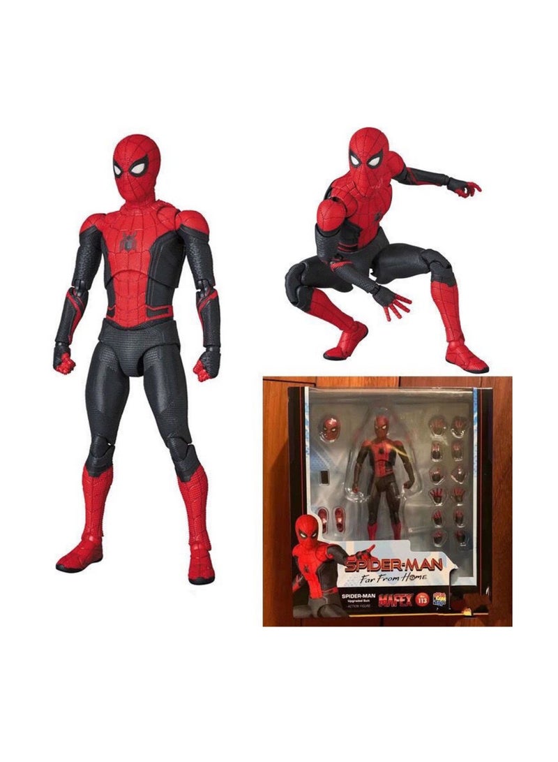 general Movie anime MAFEX No.113 Heroes Expedition, Spider-Man, upgraded battle suit, movable doll, figure - Image 1