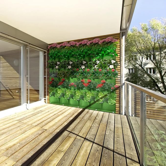 ميريديان حاوية زراعة حائطية عمودية معلقة من Meridian (16 جيوب) - Image 2
