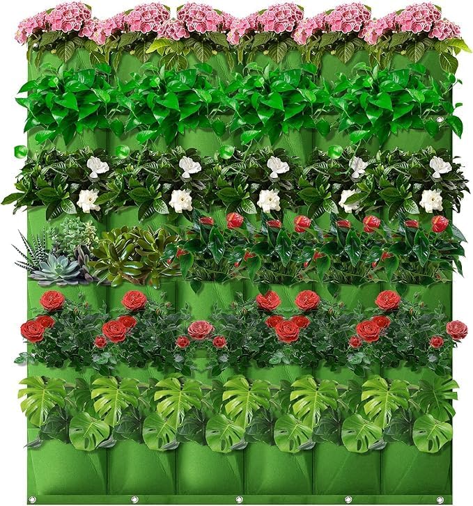 ميريديان حاوية زراعة حائطية عمودية معلقة من Meridian (16 جيوب) - Image 1