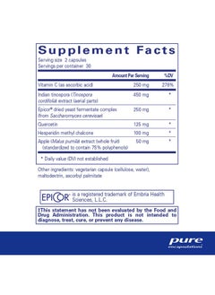 Pure Encapsulations Alleressentials ; Hypoallergenic Dietary Supplement For Healthy Immune Response And Nasal Function ; 60 Capsules  - Image 3
