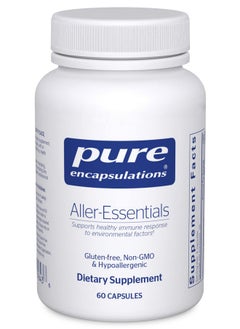 Pure Encapsulations Alleressentials ; Hypoallergenic Dietary Supplement For Healthy Immune Response And Nasal Function ; 60 Capsules  - Image 1