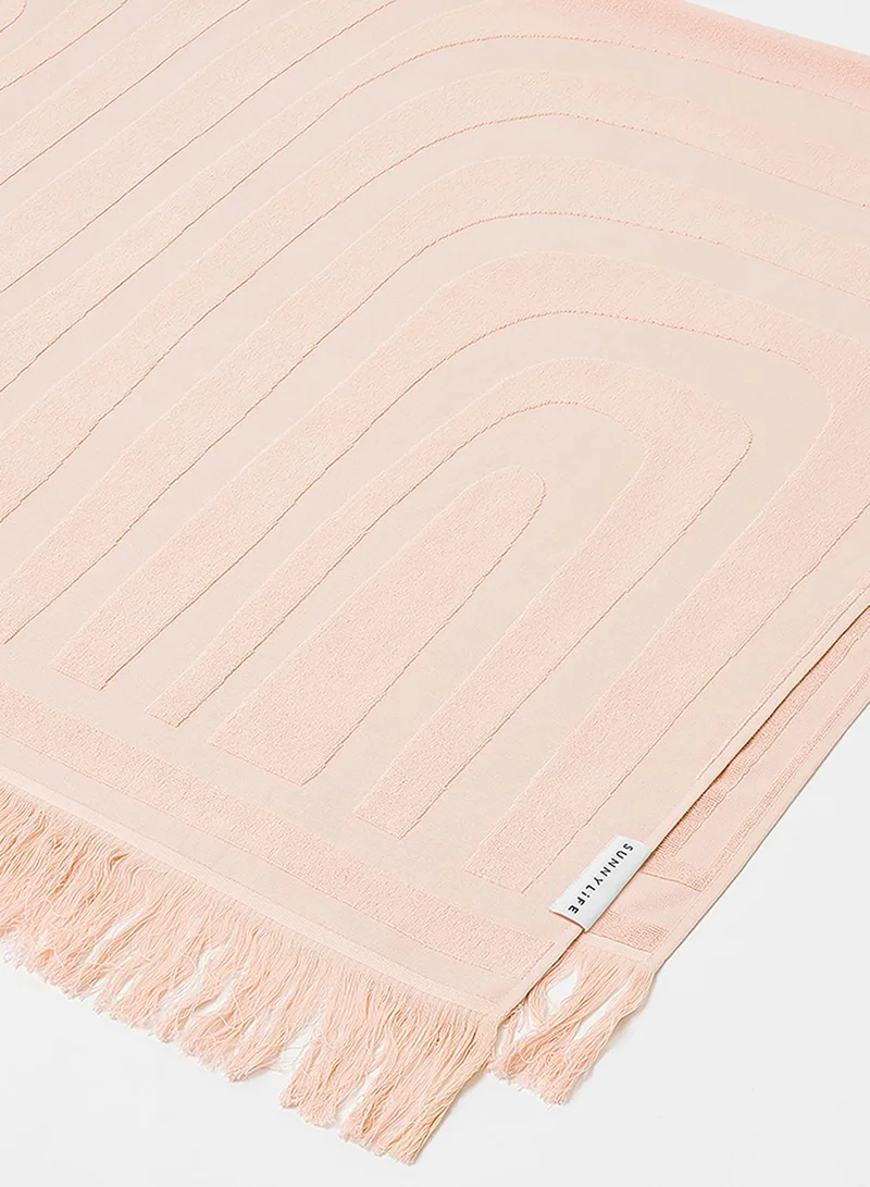 SUNNY LIFE Luxe Salmon Beach Towel