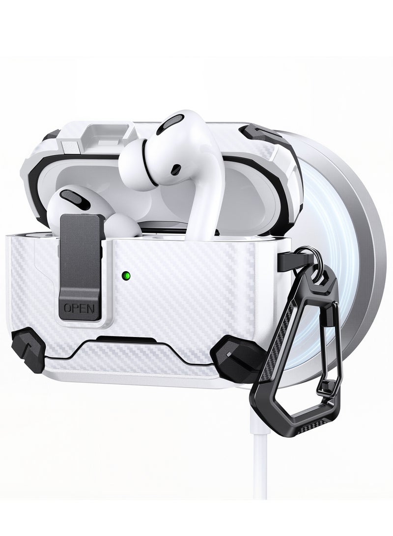 AirPods 4/AirPods Pro/AirPods Pro 2/AirPods Pro 3 protective case, magsafe，phone holder, pop-up headphone case,earphone protecter，headphone protecter，earphone case - Image 1