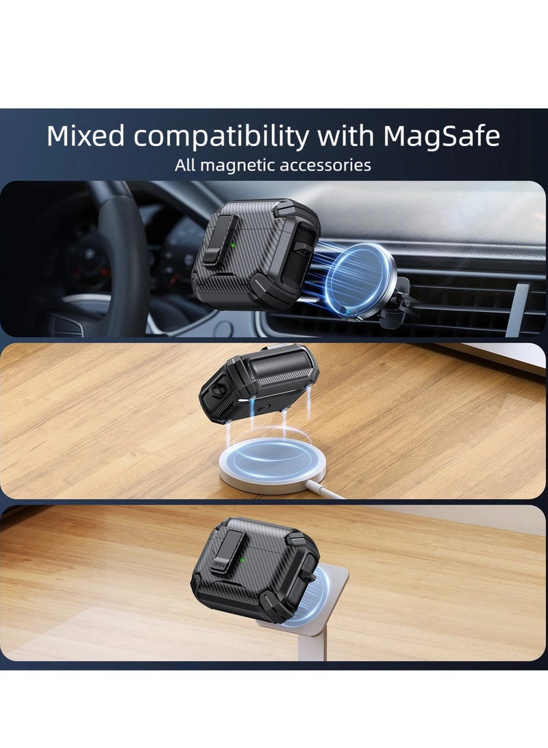 AirPods 4/AirPods Pro/AirPods Pro 2/AirPods Pro 3 protective case, magsafe，phone holder, pop-up headphone case,earphone protecter，headphone protecter，earphone case - Image 5