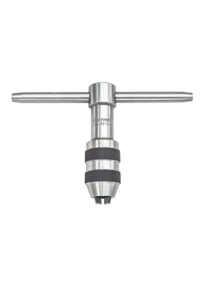 Starrett - Starrett T-Handle Tap Wrench - Ideal for Holding Taps, Drills, Reamers and Small Tools - 1/4-1/2" Capacity Tap Size, 3-1/2" Body Length, 3/16-5/16" Square Shank - 93C - Image 1