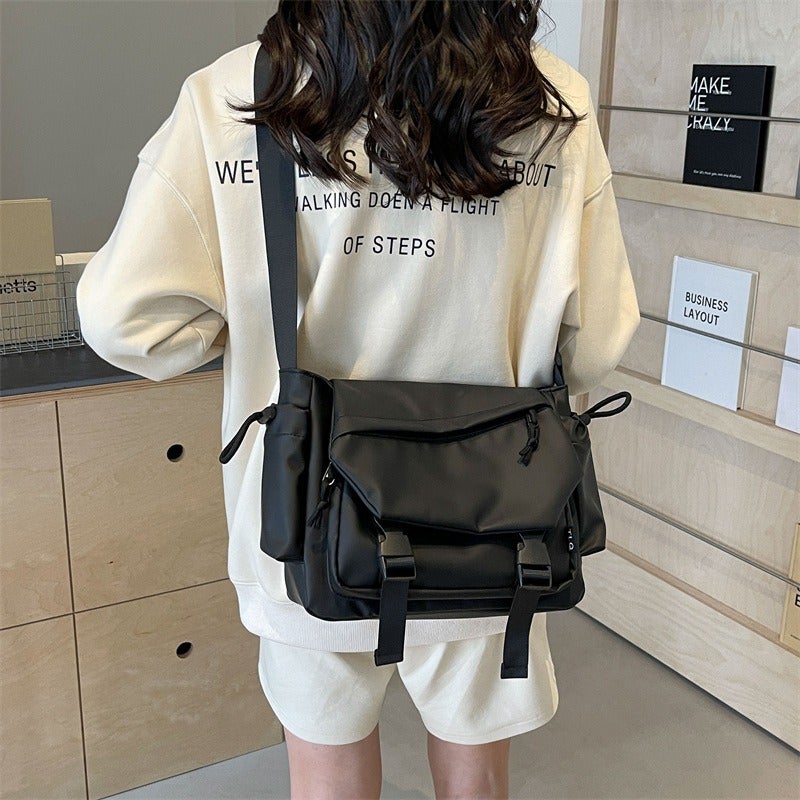 Women's Black Crossbody Bag Large Capacity - Image 3