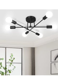 Mid Century Chandelier Modern Ceiling Lighting 6 Lights Adjustable Industrial Mount Pendant Light Fixture For Kitchen Living Dining Room Bedroom Foyer - pzsku/Z19F742B72CF9E917D8ADZ/45/_/1710036445/99bf2dba-923f-407a-b083-c59664dbc083