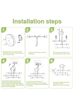 Mid Century Chandelier Modern Ceiling Lighting 6 Lights Adjustable Industrial Mount Pendant Light Fixture For Kitchen Living Dining Room Bedroom Foyer - pzsku/Z19F742B72CF9E917D8ADZ/45/_/1710036496/10bcdebb-d707-4779-8617-f05bea399ba3