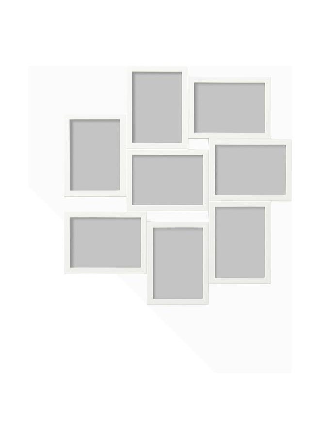 إيروريكس إطار كولاج لـ 8 صور، أبيض، 13 × 18 سم  - Image 1