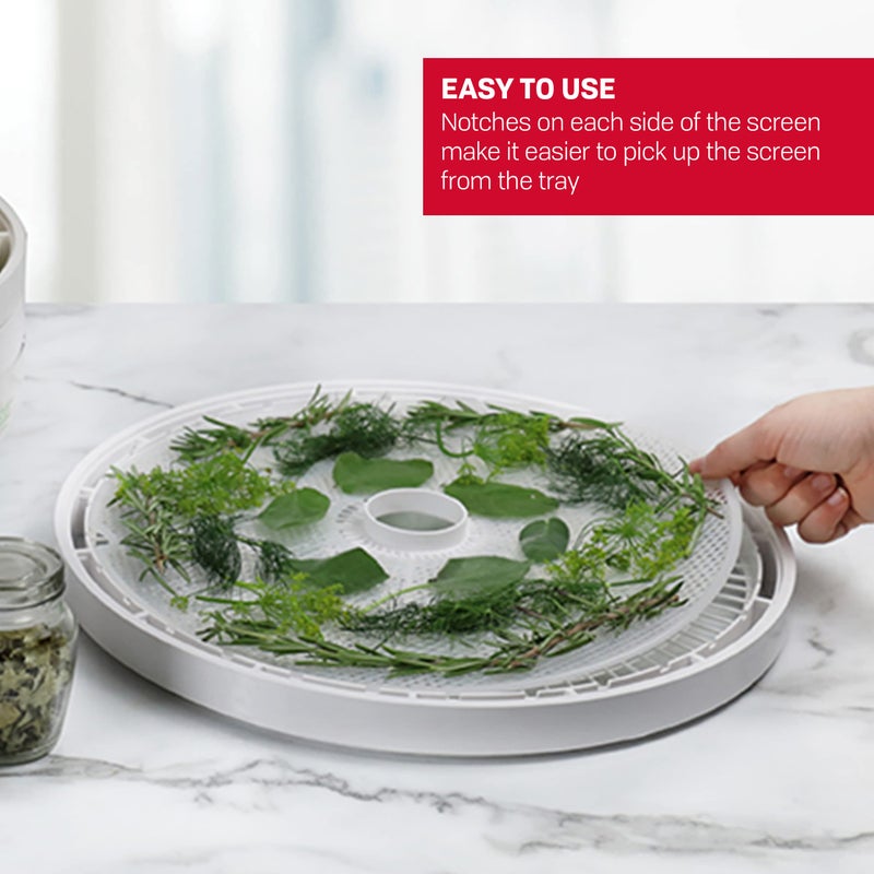 Nesco MS-2-6 Round Mesh 15 1/2" Clean-A- Screens Fits Food Dehydrators 2 Pack - Image 3