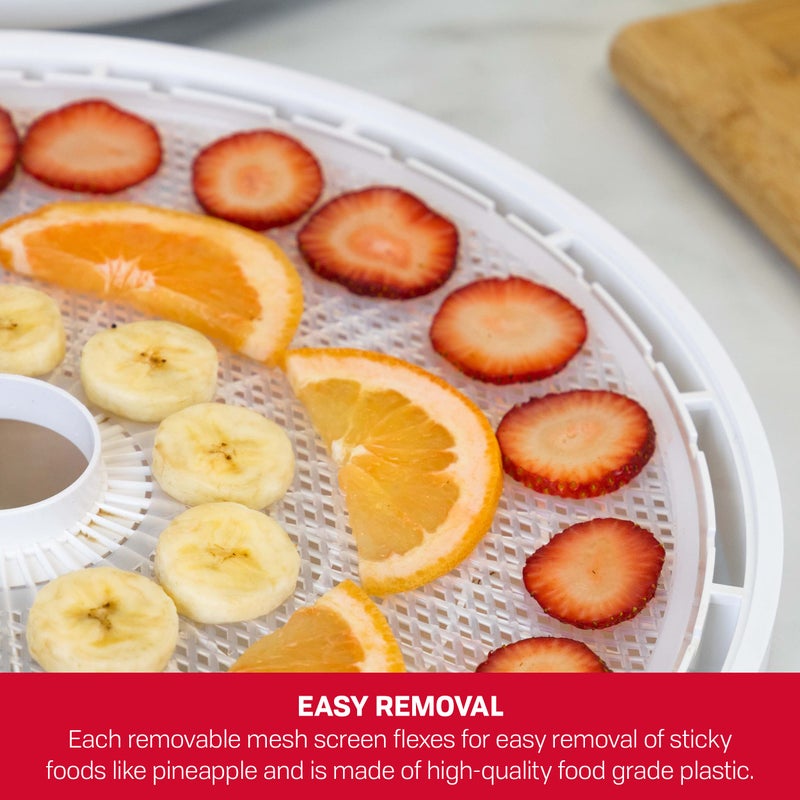 Nesco MS-2-6 Round Mesh 15 1/2" Clean-A- Screens Fits Food Dehydrators 2 Pack - Image 5