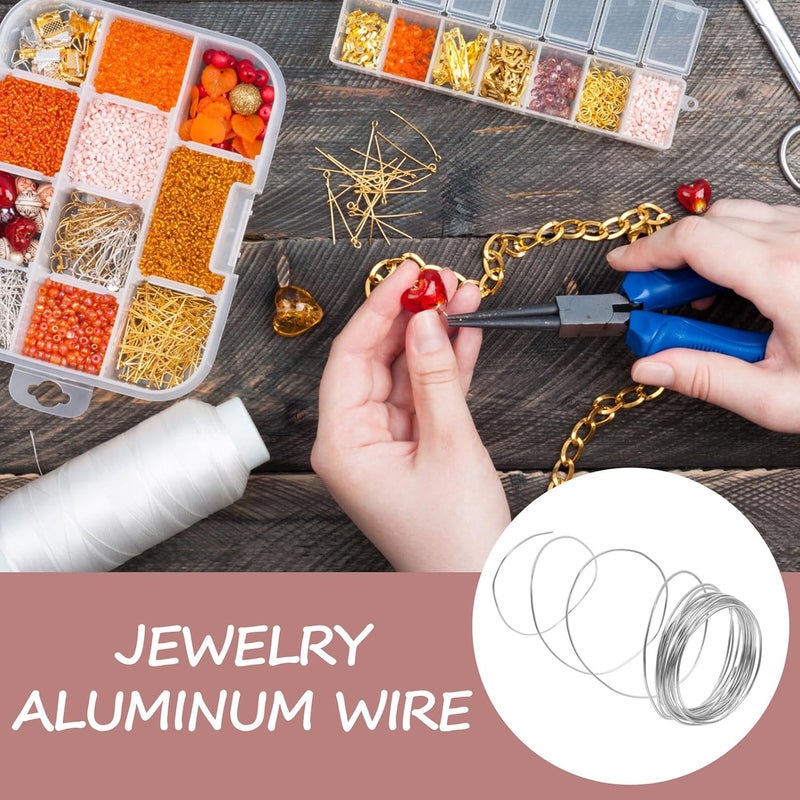 Flexible Aluminum Wire 2.0mm Silver 5 Meters for Jewelry Making, Bendable Metal Wire for Sculpting, DIY Beading and Handmade Accessories in Arts and Crafts - Image 3