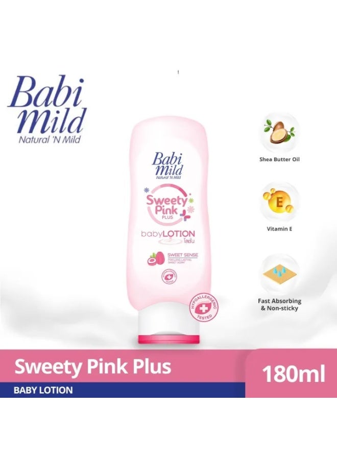 BABIMILD Babi Mild Sweety Pink Pluse Baby Lotion hypoallergenic tested 180 ml - Image 3