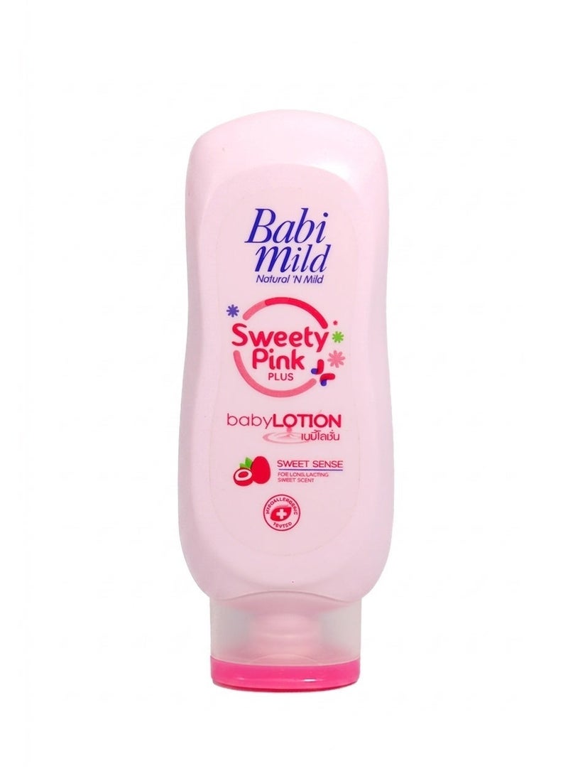 BABIMILD Babi Mild Sweety Pink Pluse Baby Lotion hypoallergenic tested 180 ml - Image 1
