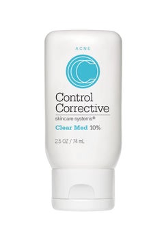 CONTROL CORRECTIVE SKIN CARE SYSTEMS CONTROL CORRECTIVE Clear Med 10% Acne Treatment Lotion, 2.5 Oz - Kills Acne Bacteria, Helps Clear & Control Breakouts, Benzoyl Peroxide, 3% Sulfur To Improve Efficacy And Dry Up Blemishes, Penetrates 