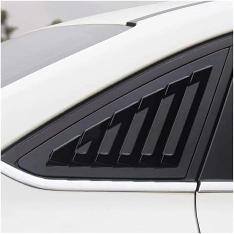 QASULER Car Rear Louver Window Cover for Ford Focus 2012-2018 - Image 3