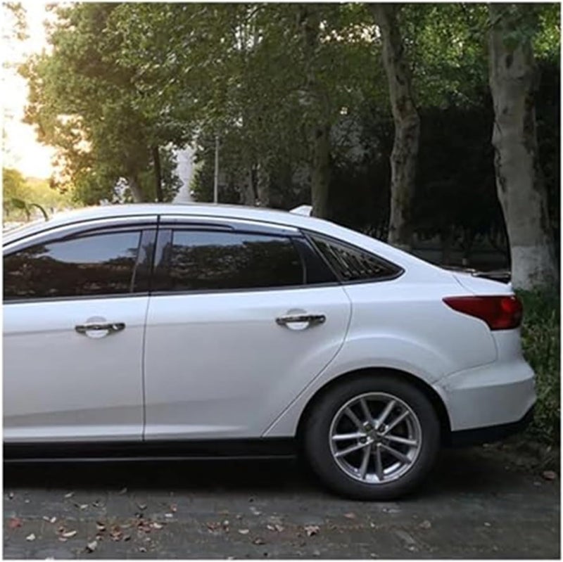 QASULER Car Rear Louver Window Cover for Ford Focus 2012-2018 - Image 2