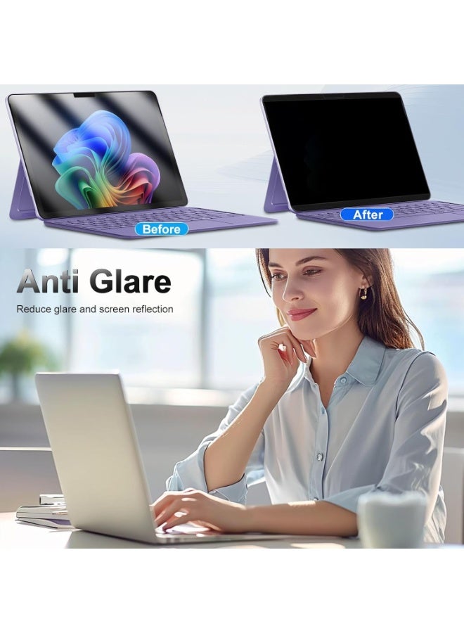 Magnetic Privacy Screen for Surface Pro 12 inch (2025), Anti-Glare, 30° Side View Protection, Washable & Reusable Filter, Bubble-Free Installation - Image 3