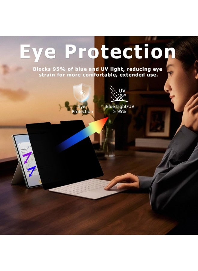 Magnetic Privacy Screen for Surface Pro 12 inch (2025), Anti-Glare, 30° Side View Protection, Washable & Reusable Filter, Bubble-Free Installation - Image 4