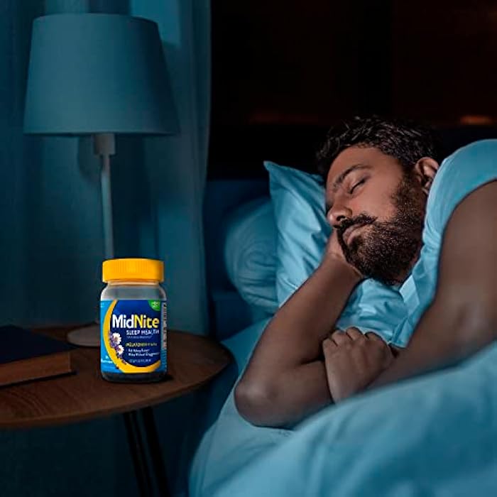 MidNite Deep Sleep Extra Strength, 10 mg Melatonin Sleep Aid, Non-habit Forming, Herbal Dietary Supplement For Adults, Drug-free, Gluten-free, Lactose-free, Vegetarian-friendly, 36 Gummies - Image 2