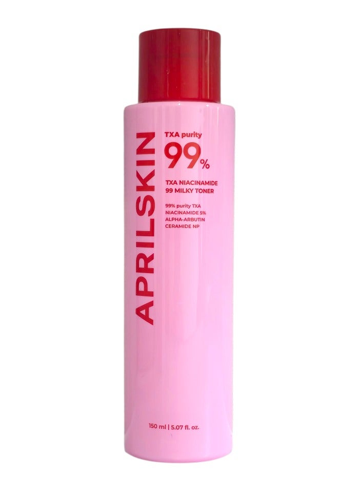 AprilSkin 99% TXA Niacinamide 99 Milky Toner l50ml - Image 2