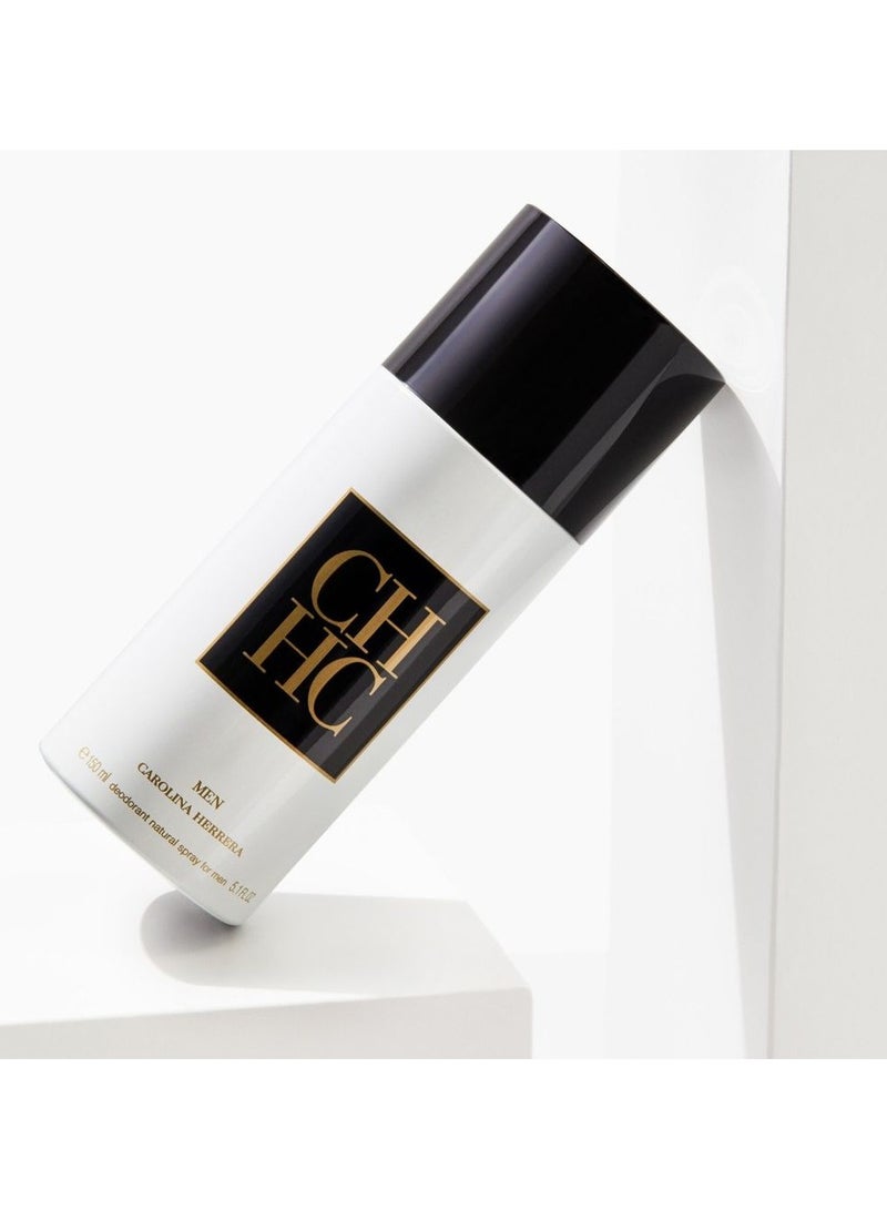 CAROLINA HERRERA Carolina Herrera CH Men Deodorant Natural Spray 24H Protection 150ml - Image 2
