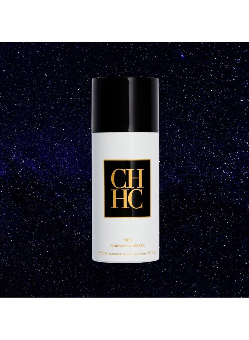 CAROLINA HERRERA Carolina Herrera CH Men Deodorant Natural Spray 24H Protection 150ml - Image 4