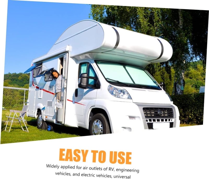 FAVOMOTO Air Outlet Vent Deflector for Rv Buses Engineering Vehicles Easy to Clean Lightweight Fit for Optimal Ventilation - Image 2