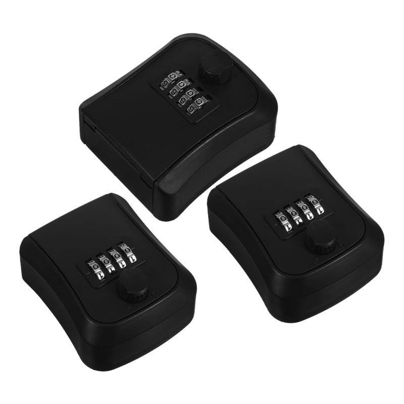 Wall Mount Key Lock Box 6 Pack Combination Code Outdoor Key Storage Easy Install - Image 5