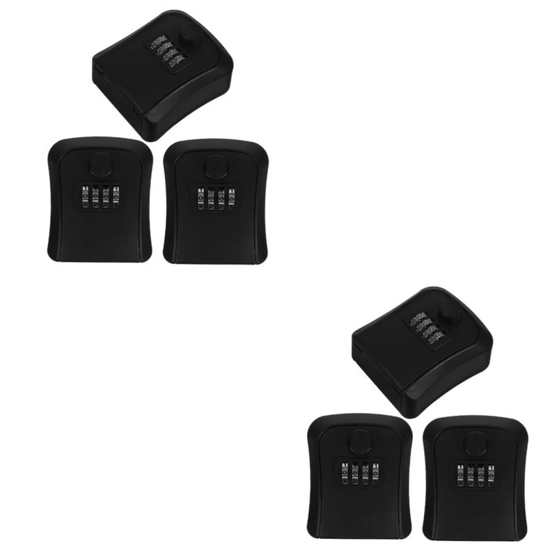 Wall Mount Key Lock Box 6 Pack Combination Code Outdoor Key Storage Easy Install - Image 2