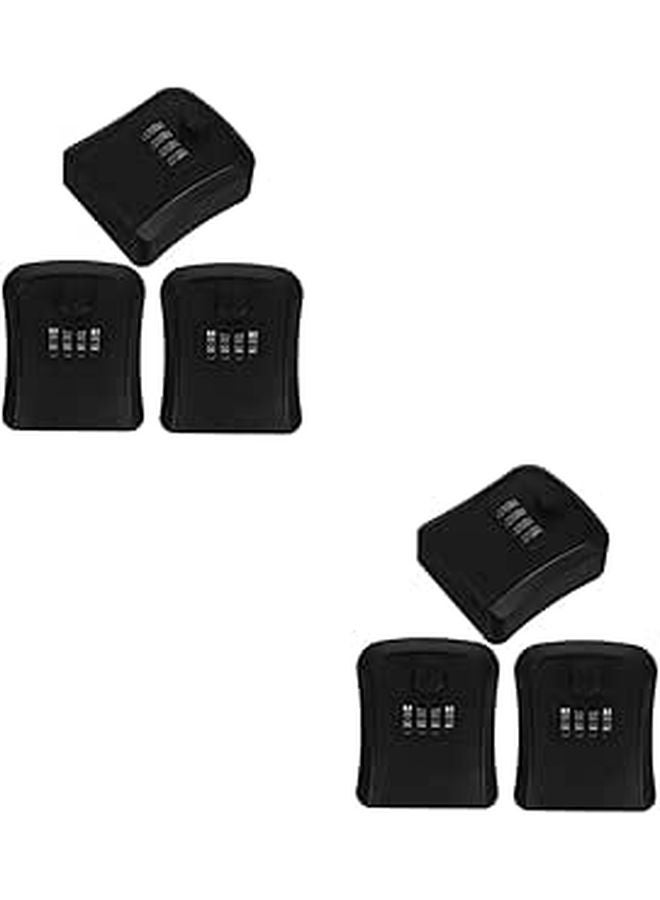 Wall Mount Key Lock Box 6 Pack Combination Code Outdoor Key Storage Easy Install - Image 1