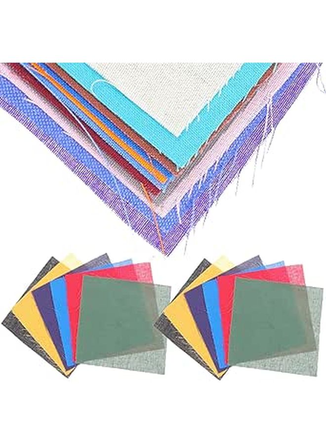 100pcs 10x10cm Solid Color Quilting Fabric Squares Precut Patchwork DIY Sewing Kit - Image 1