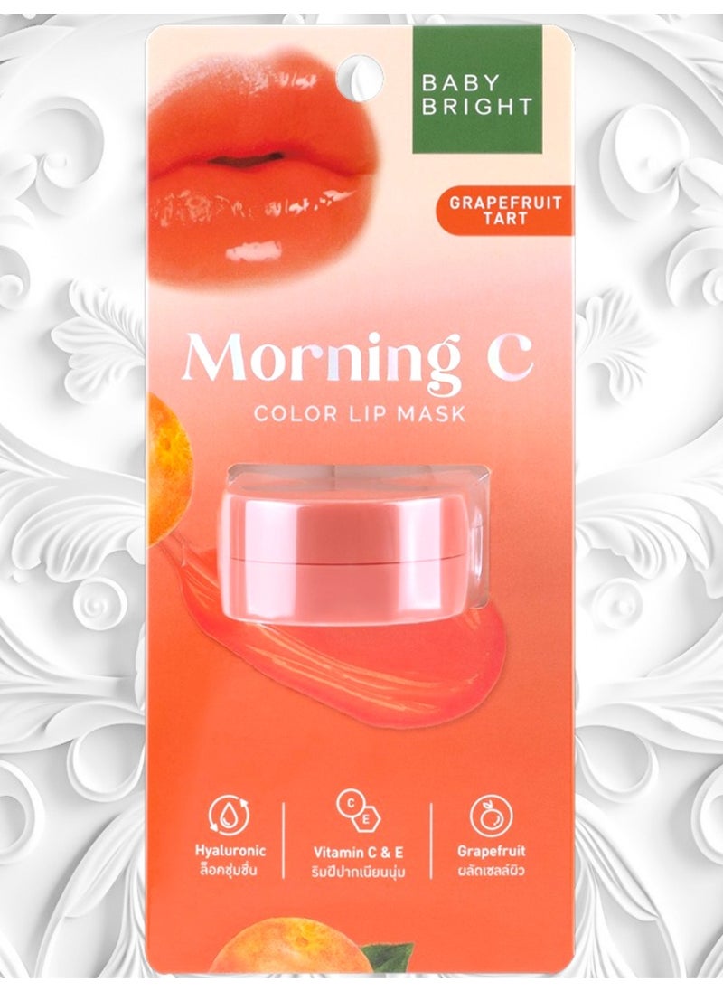 Baby Bright Morning C Color Lip Mask ( Grapefruit Tart )  - Image 3