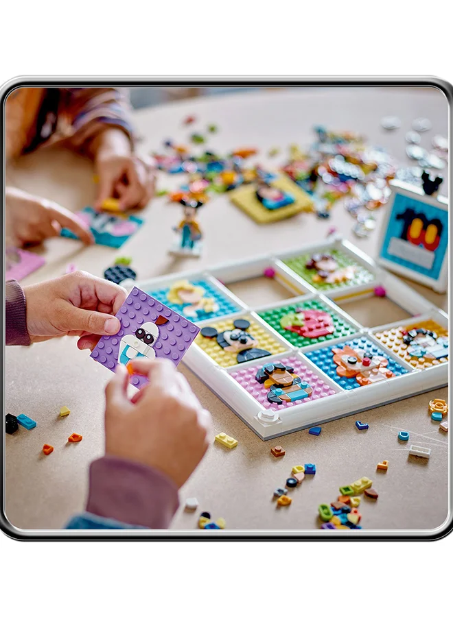 LEGO Disney Animation Icons Building Toy Set, 100 Years Of Disney, A Creative Set That Lets Kids Design Their Own Wall Art; Makes A Fun Birthday Present For Fans And Kids Ages 6+ (1,022 Pieces) 43221