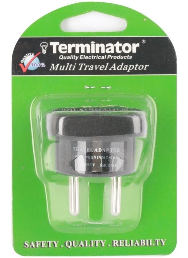 Terminator Terminator Multi Traveler Adapter With Shutter & Indicator (EU to Universal)  - Image 2