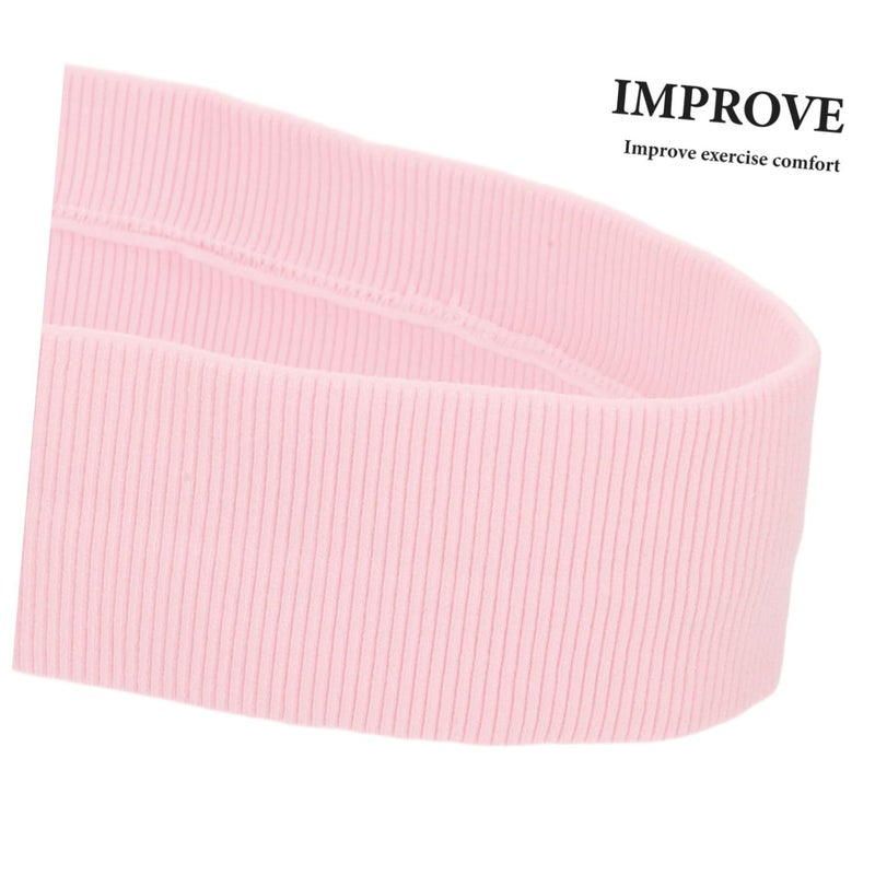 Pink Sport Headbands Sweat Absorbing Elastic Yoga Running Hairbands For Men And Women - Image 4