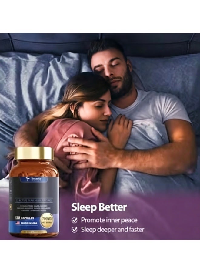 Totaria 12-in-1 Multi Mineral Complex Capsules, 700mg Per Serving, 120 Count, Citrate Malate Taurate Orotate Lactate Blend, High Absorption Daily Dietary Supplement Made in USA - Image 3