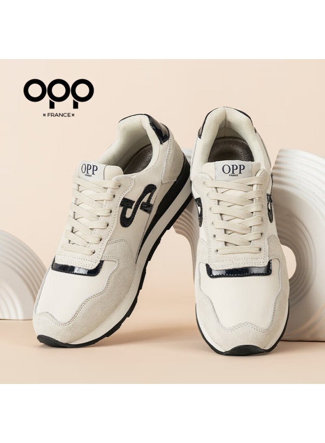 Opp Casual Shoes For Men, Soft-soled Forrest Gump Shoes, Versatile Commuter Shoes, Autumn And Winter Sports Shoes, Men's Footwear, 3168 Beige, Size 38 - Image 4