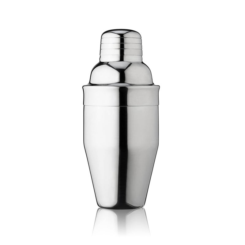 True Contour Cocktail Shaker 18 oz Stainless Steel Cobbler Shaker With Cap And Strainer Drink Shakers for Cocktails and Liquor