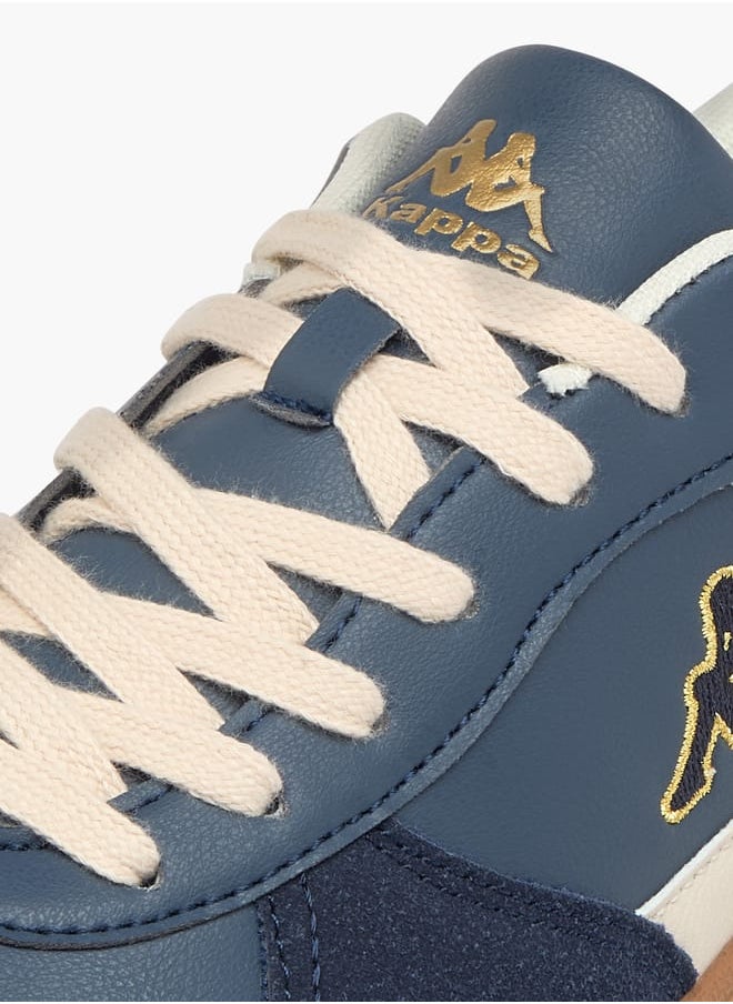 Kappa Men's Logo Embossed Sports Shoes with Lace-Up Closure  - Image 4