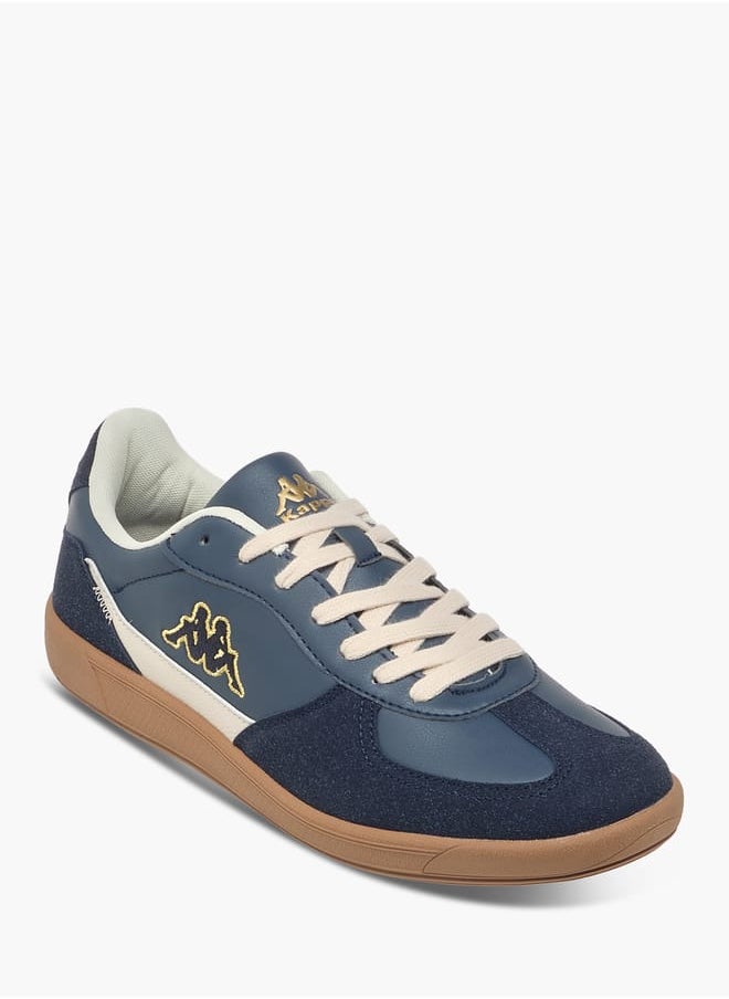Kappa Men's Logo Embossed Sports Shoes with Lace-Up Closure  - Image 2