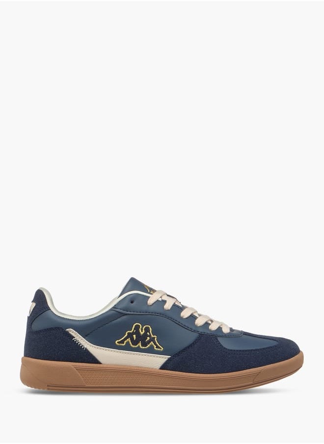 Kappa Men's Logo Embossed Sports Shoes with Lace-Up Closure  - Image 3