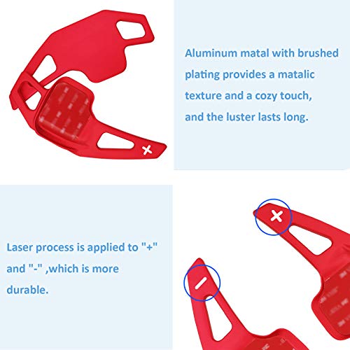 Jaronx Compatible with BMW Paddle Shifter Extensions,Jaronx Aluminum Metal Steering Wheel Paddle Shifter(Compatible with BMW 2 3 4 X1 X2 X3 X4 X5 X6 series F30 F31 F15 F16 F25 F26)-NOT for 5 6 Series F10 F11 - Image 5