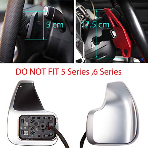 Jaronx Compatible with BMW Paddle Shifter Extensions,Jaronx Aluminum Metal Steering Wheel Paddle Shifter(Compatible with BMW 2 3 4 X1 X2 X3 X4 X5 X6 series F30 F31 F15 F16 F25 F26)-NOT for 5 6 Series F10 F11 - Image 3