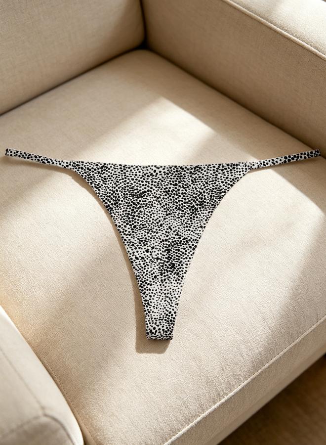 Take Two Animal Print Thong Brief - Image 1